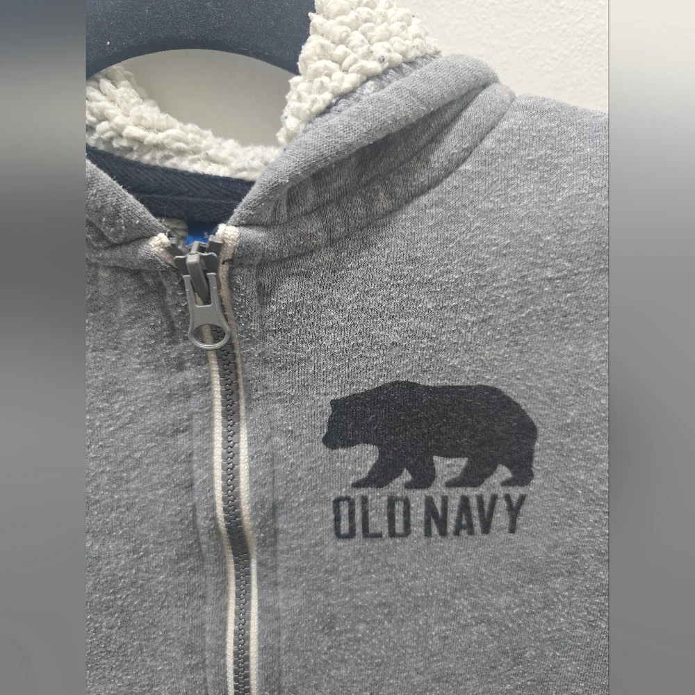 Old Navy Boy’s Sherpa-Lined Full-Zip Hoodie